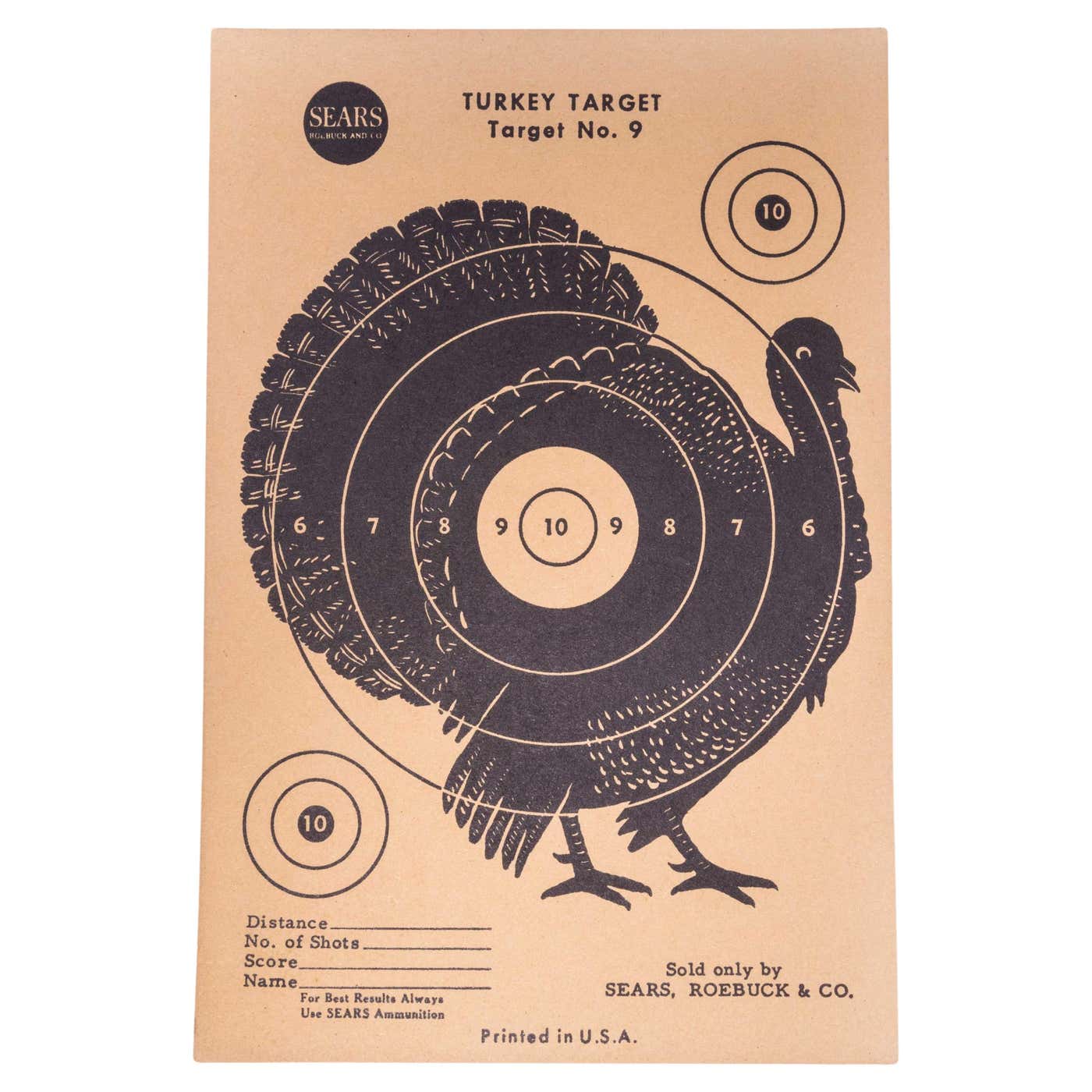 American Turkey Shooting Target For Sale at 1stDibs turkey target