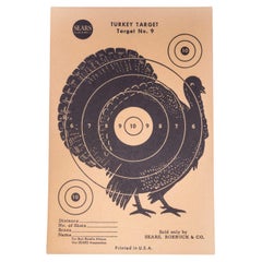 Retro American Turkey Shooting Target