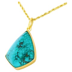 Pendentif turquoise américain