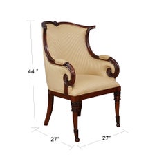 American Upholstered Dining Chairs, Set of 10