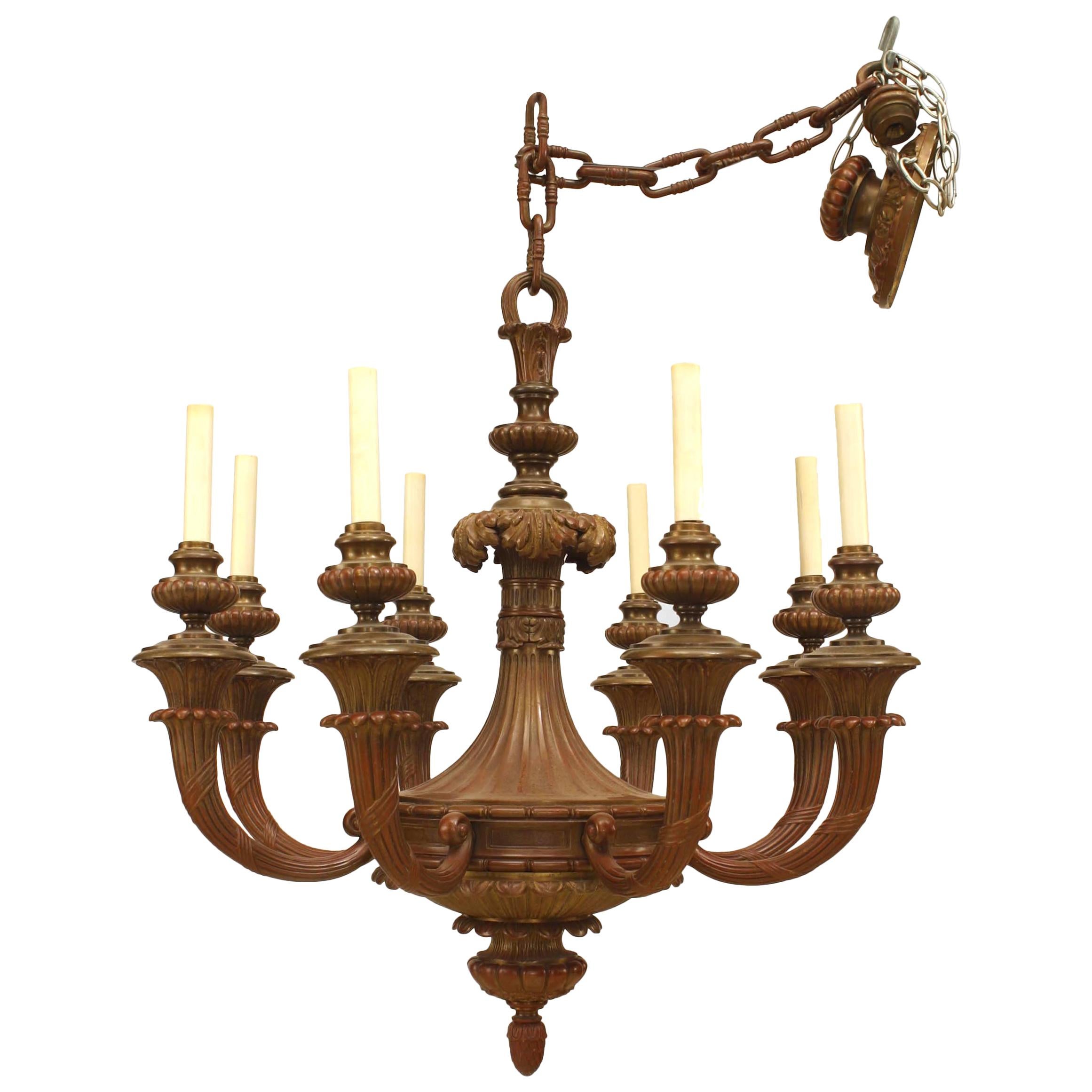American Victorian '19th-20th Century'  Chandelier For Sale