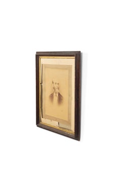 American Victorian Balding Man Portrait