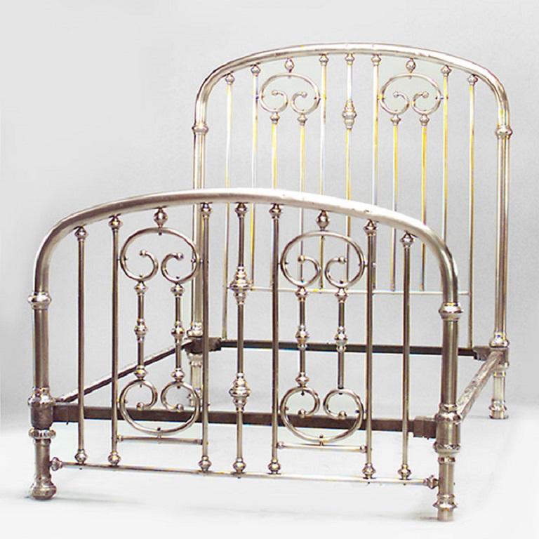 victorian antique brass bed