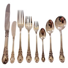 American Victorian by Lunt Sterling Silver Flatware Set 18 Service 147 Pieces