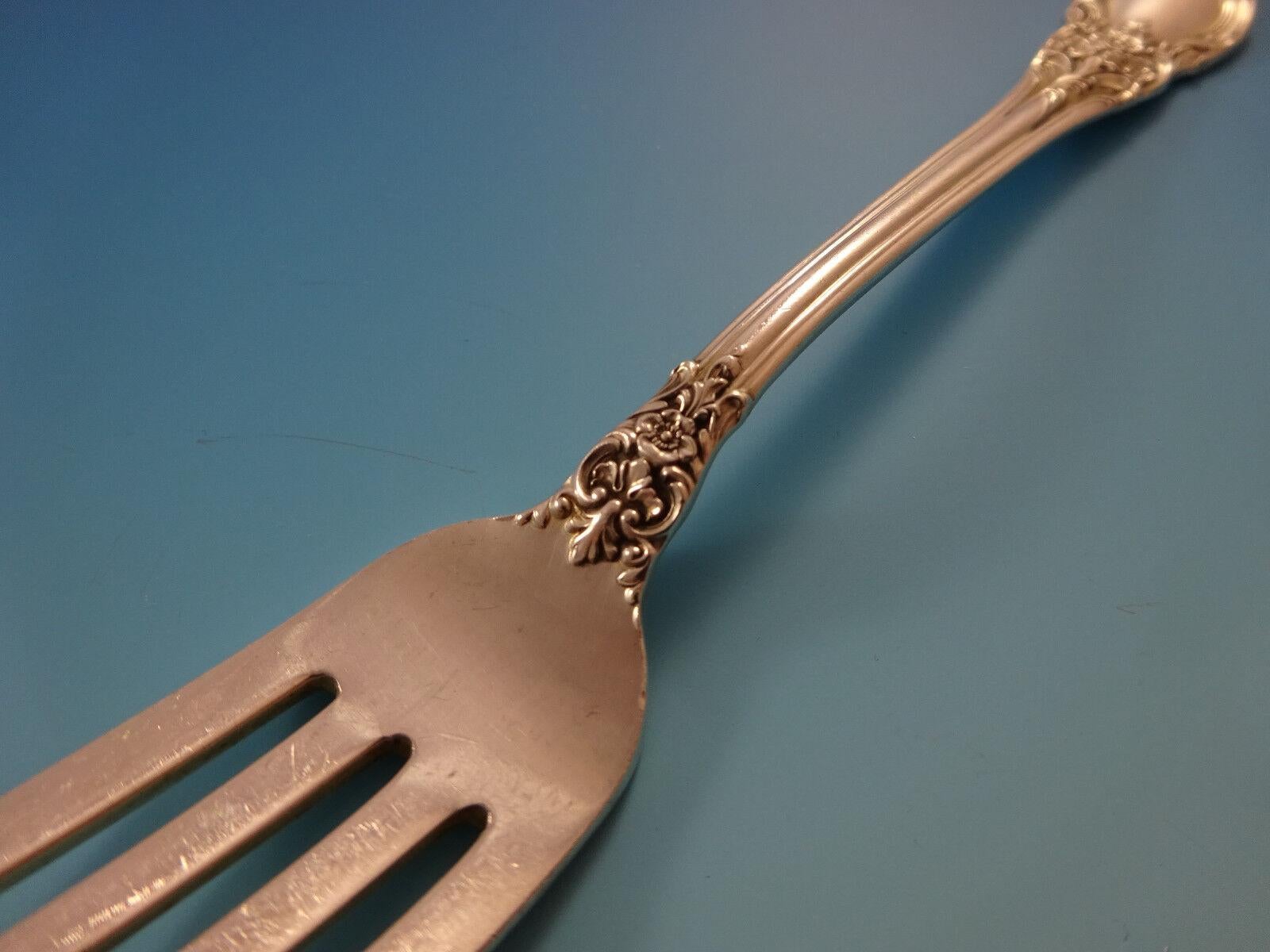 American Victorian by Lunt Silver Set di posate in argento Sterling 8 Servizio 40 Pezzi In condizioni ottime in vendita a Big Bend, WI