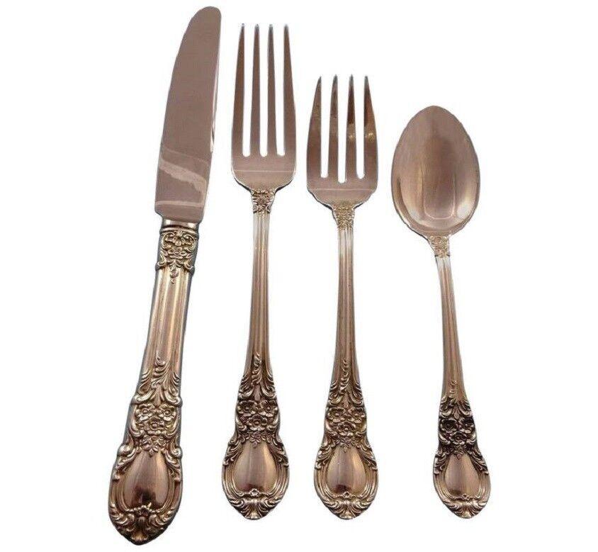 American Victorian by Lunt Silver Set di posate in argento Sterling 8 Servizio 40 Pezzi in vendita 2
