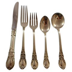 American Victorian by Lunt Sterling Silver Flatware Set 8 Service 40 Pieces