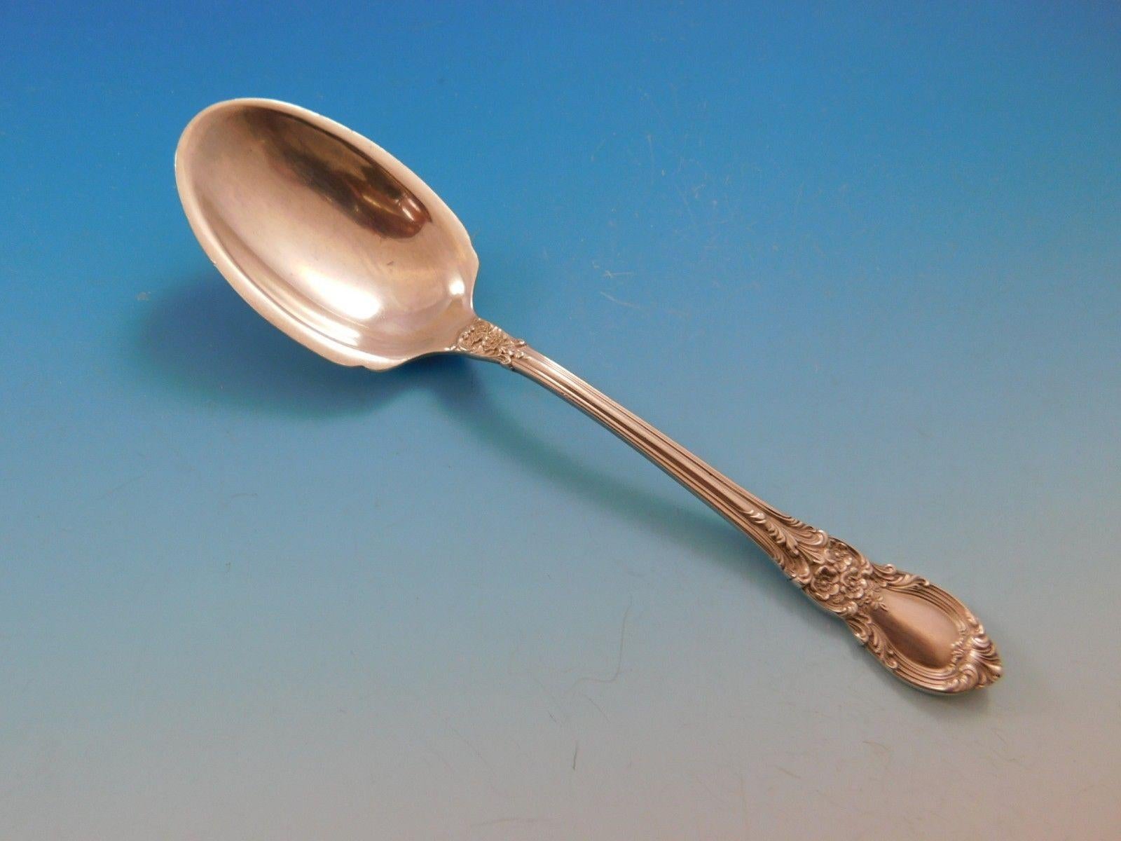 Service de couverts en argent sterling American Victorian par Lunt pour 12 personnes en vente 3