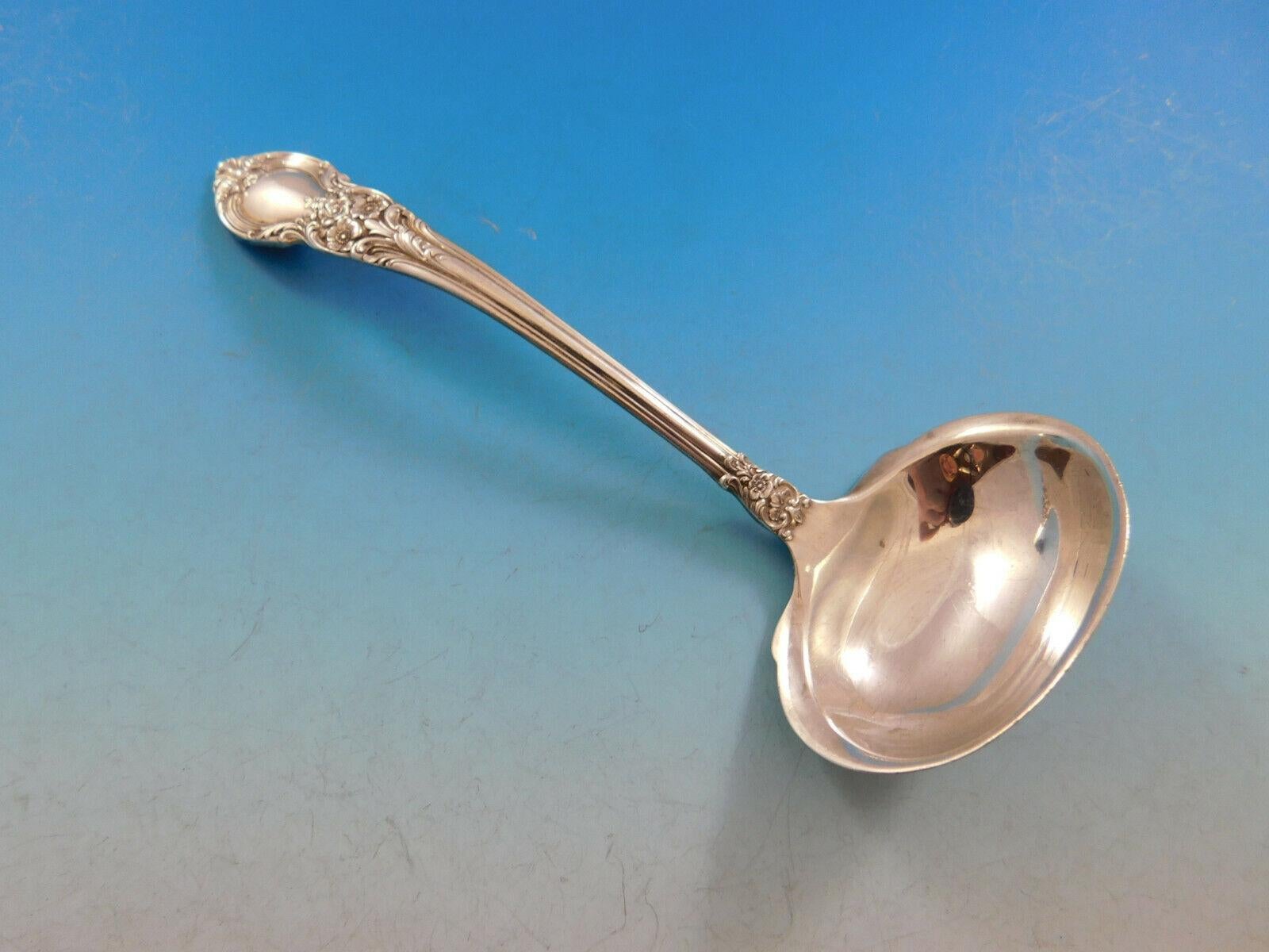 Argent sterling American Victorian by Lunt Sterling Silver Flatware Set for 8 Service 59 pieces en vente