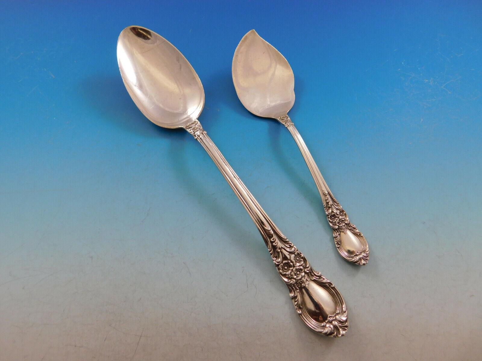 American Victorian by Lunt Sterling Silver Flatware Set for 8 Service 59 pieces en vente 2