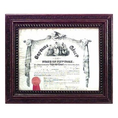 American Victorian Diploma Plaque