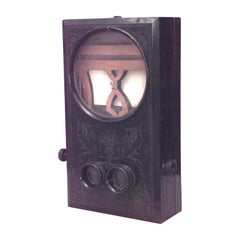 Estereoscopio Victoriano Americano Ebonizado