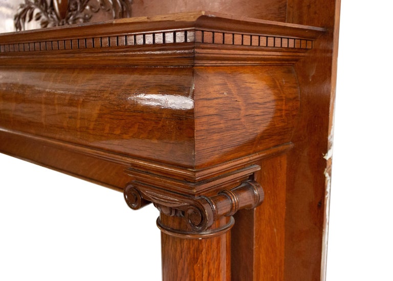 Cheminée à foyer fermé, style victorien traditionnel, cheminée à foyer