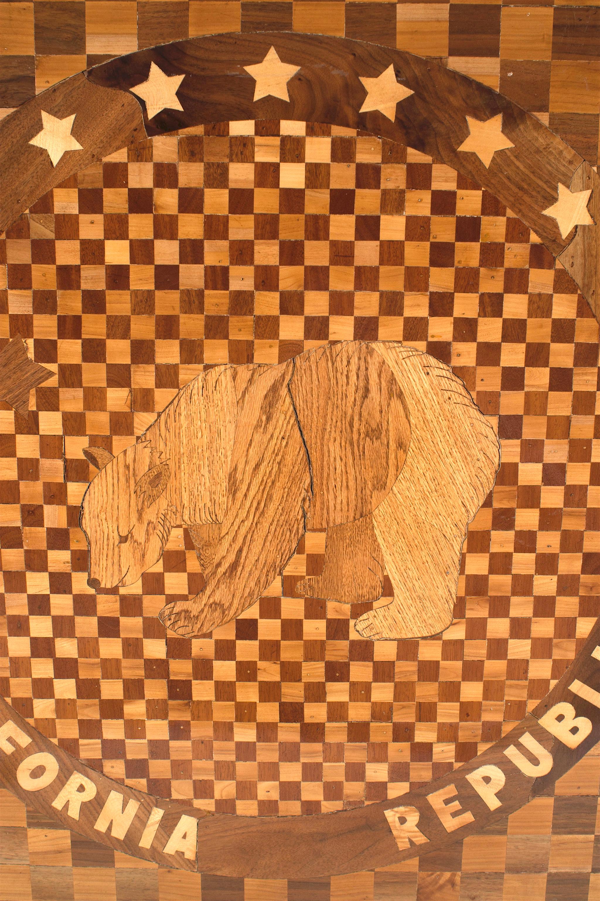 Amerikanische viktorianische Kapitolsiegeltafel aus Kalifornien (amerikanisch) im Angebot