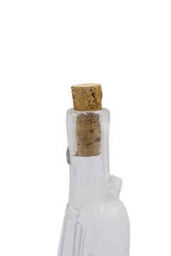 American Victorian Glass Pistol Decanter