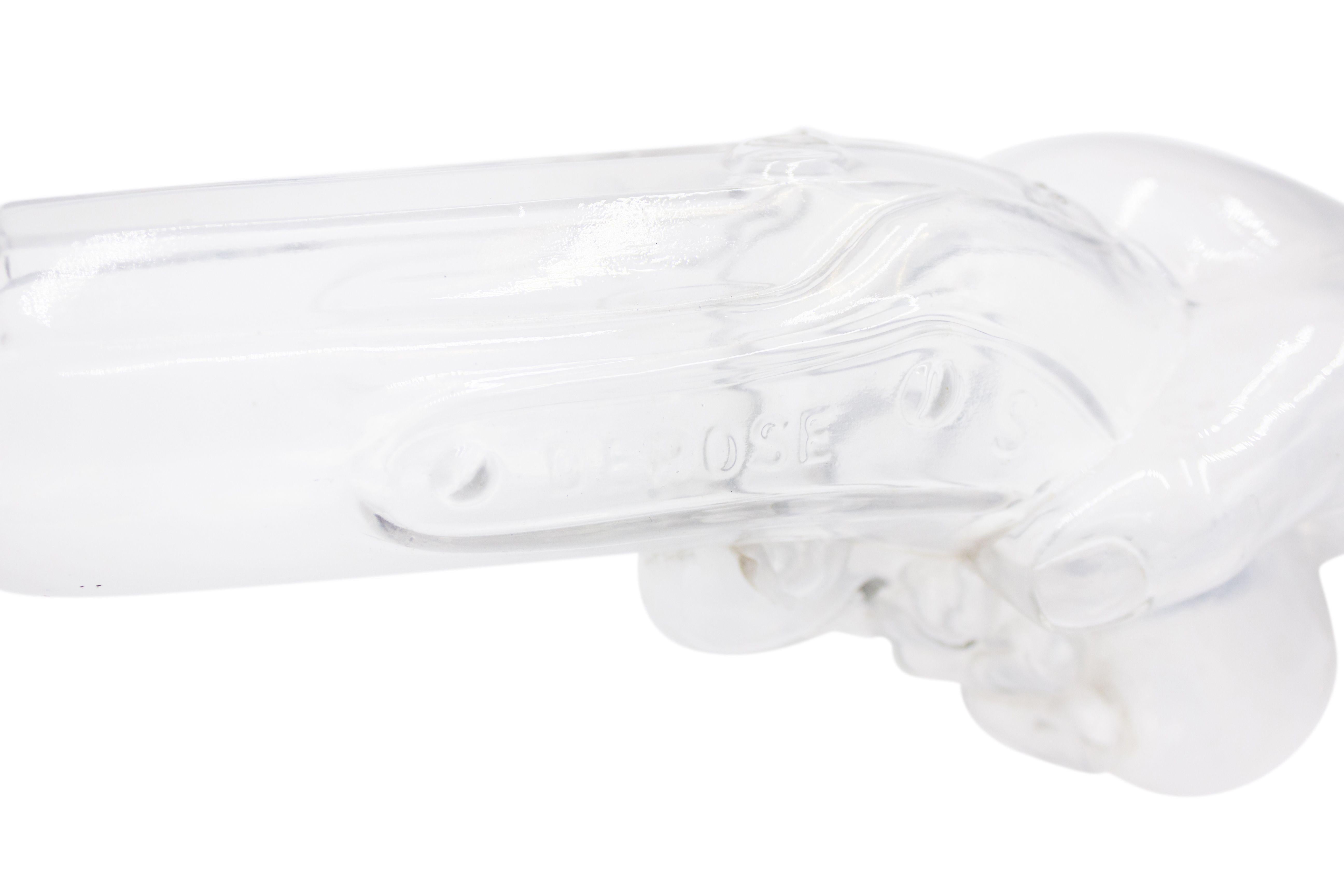 American Victorian Glass Pistol Decanter For Sale 2