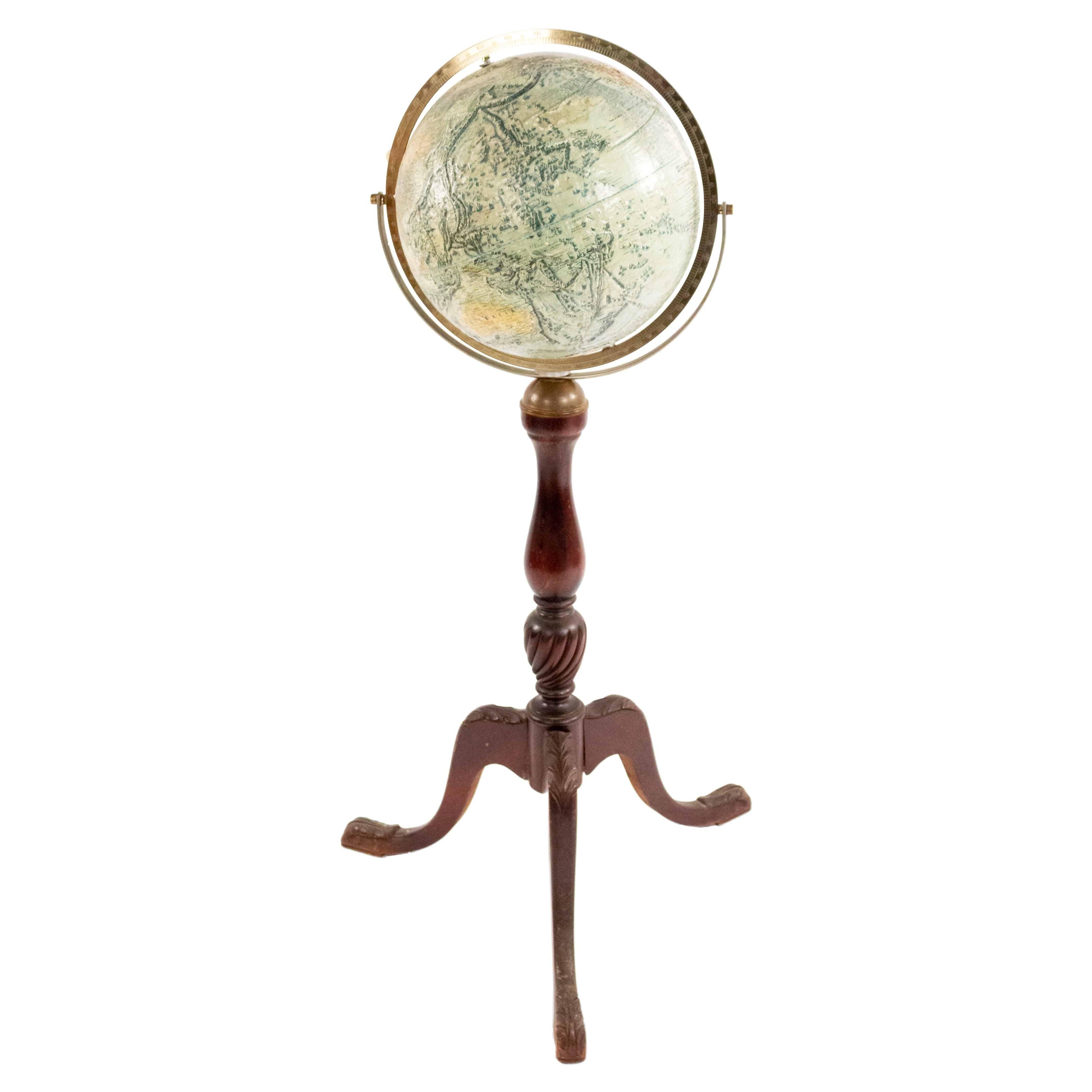 Globe victorien américain