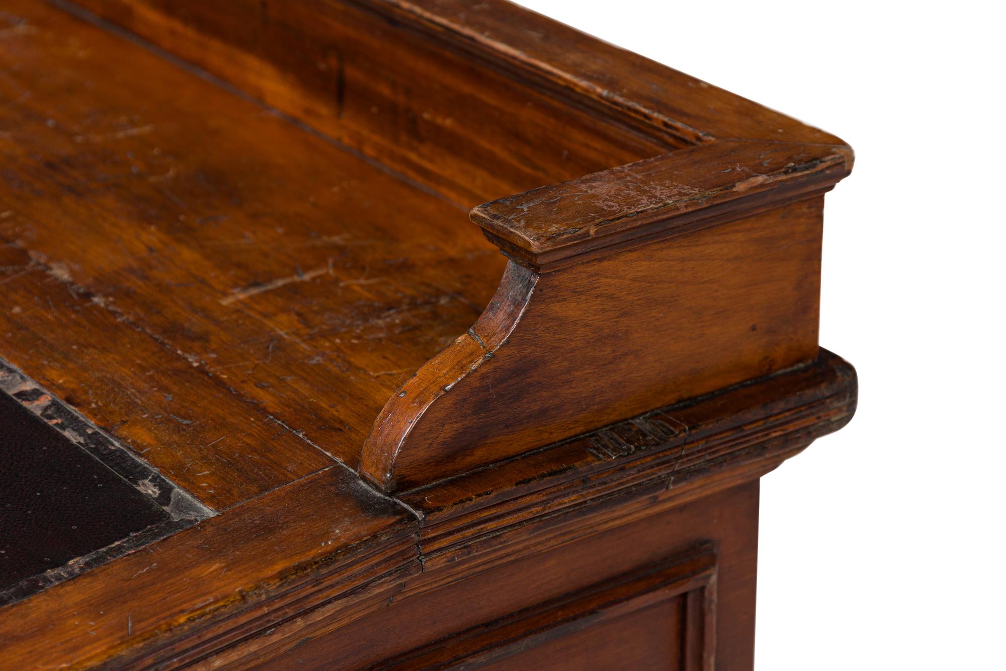 American Victorian Herts Brothers Slant Front Desk 1