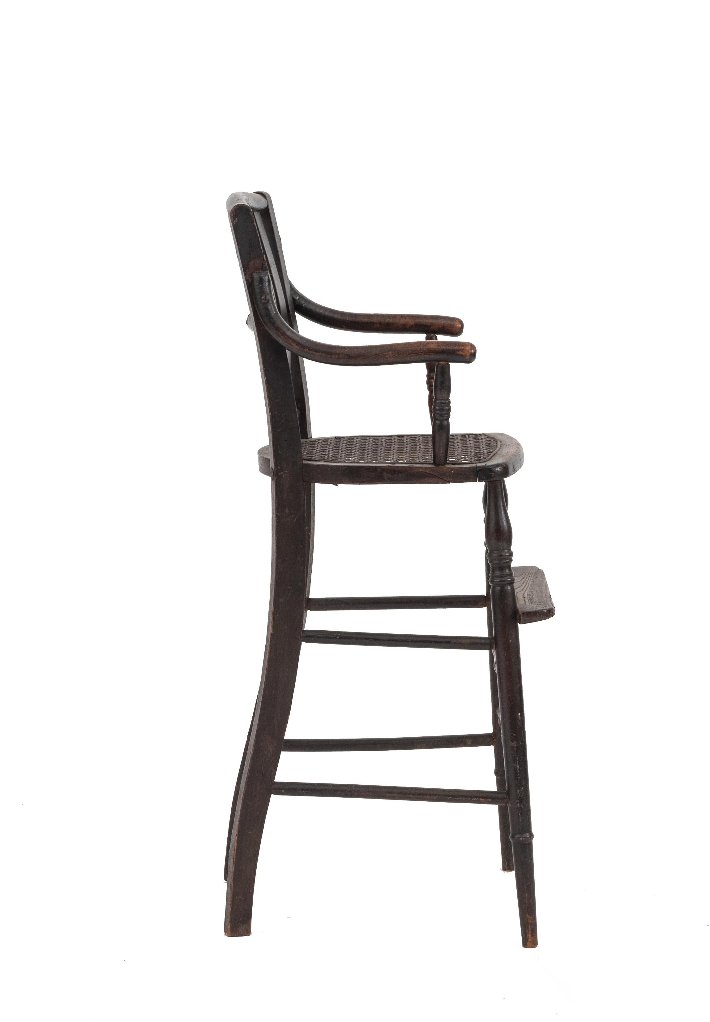19th Century American Victorian High Chair For Sale