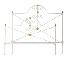 American Victorian Iron and Brass Full Bed