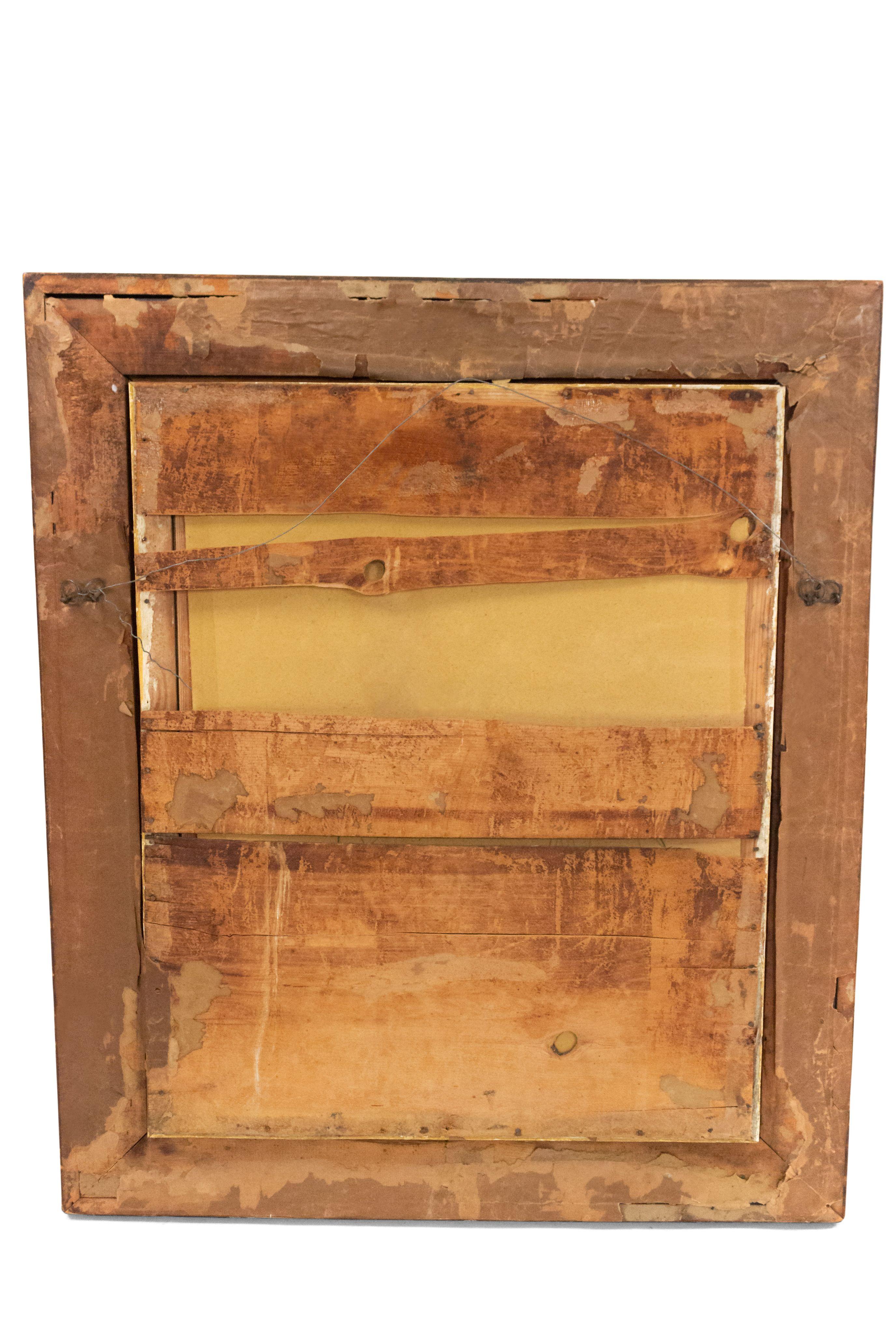 Américain Portrait victorien américain d'une dame en brun en vente