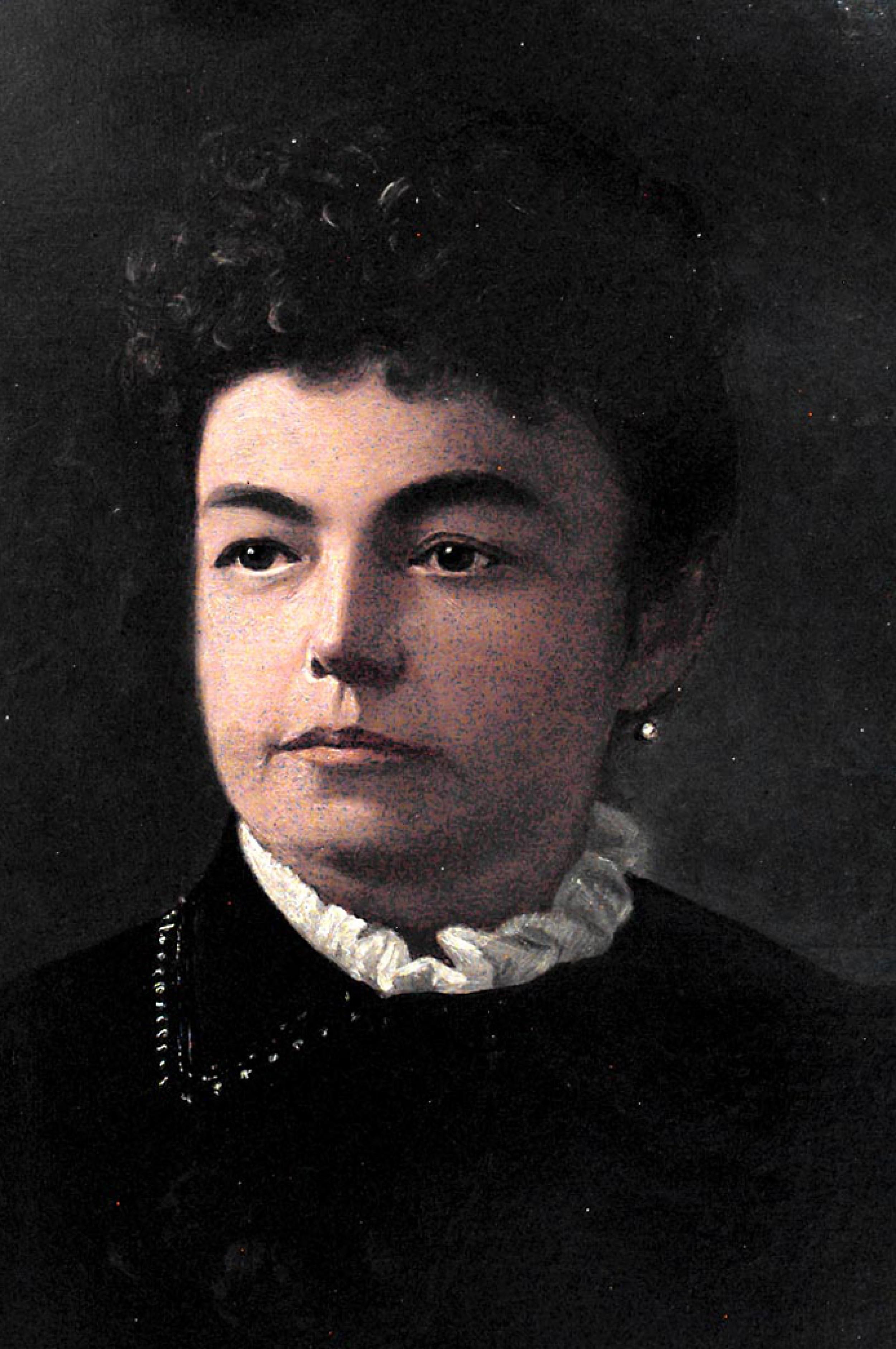 Retrato al óleo victoriano americano de dama con cuello blanco en madera de nogal y ebonizada de estilo Eastlake  marco

Estado: Bueno; Desgaste acorde con la edad y el uso