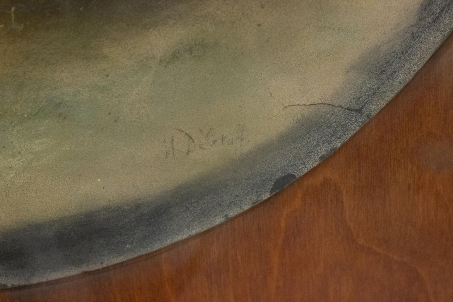 Americano Paesaggio vittoriano americano di alberi di betulla con casa in vendita