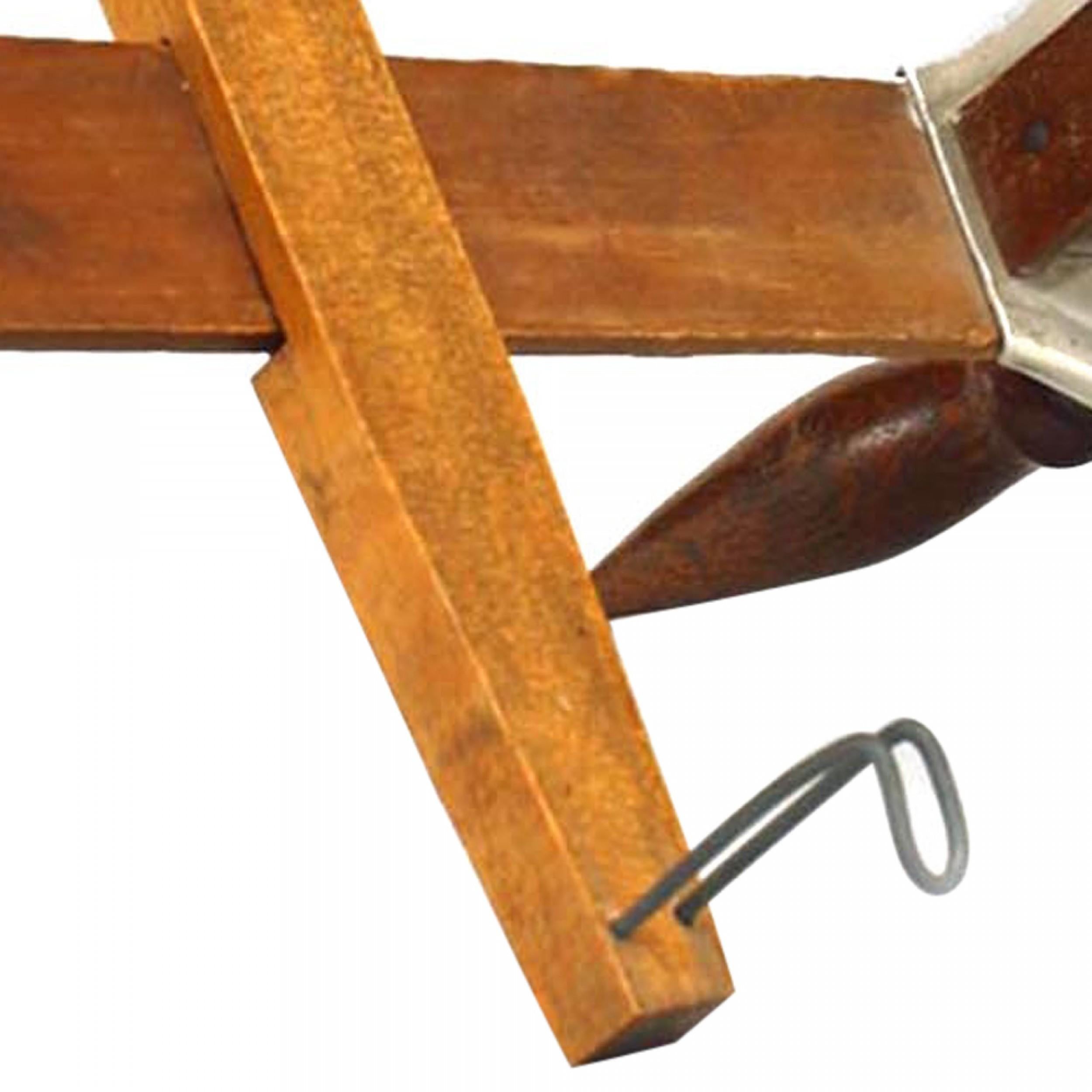 Etched American Victorian Metal Stereoscope For Sale