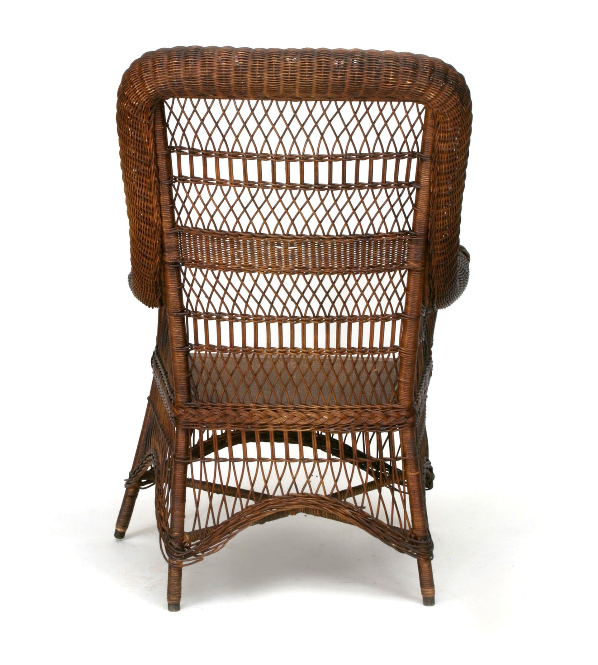 victorian wicker chair