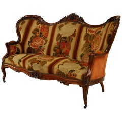 American Victorian Needlepoint 11-Piece Living Room Set