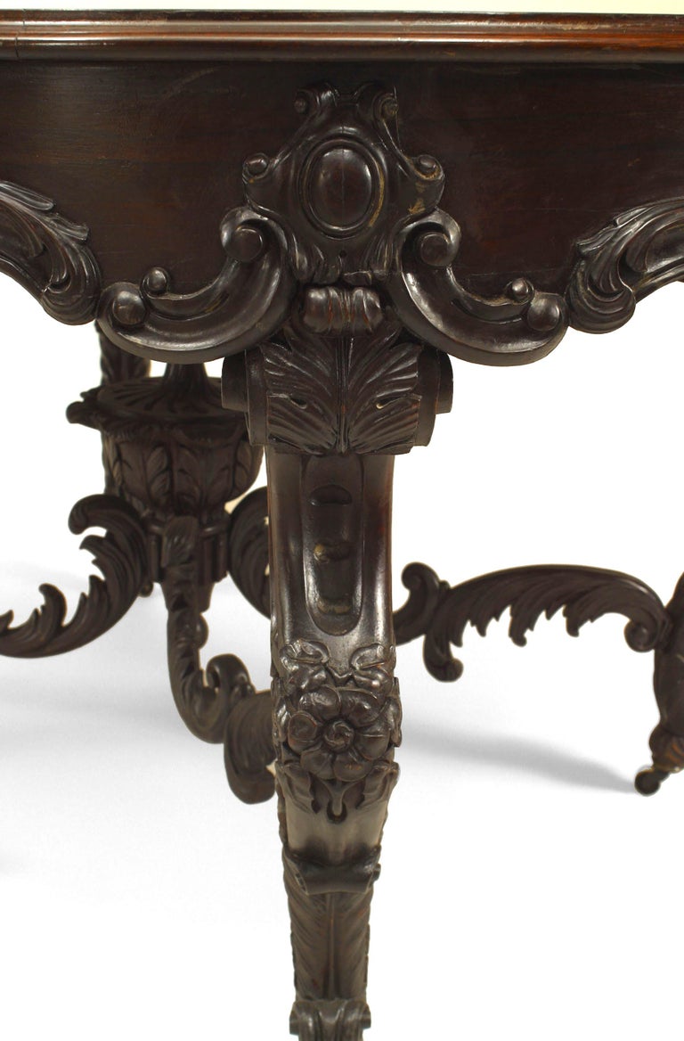American Victorian Roux Rosewood Center Table For Sale at 1stDibs