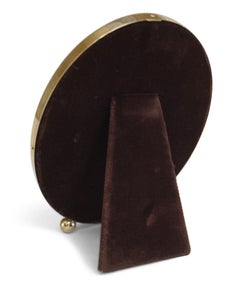 American Victorian Oval Silver Picture Frame