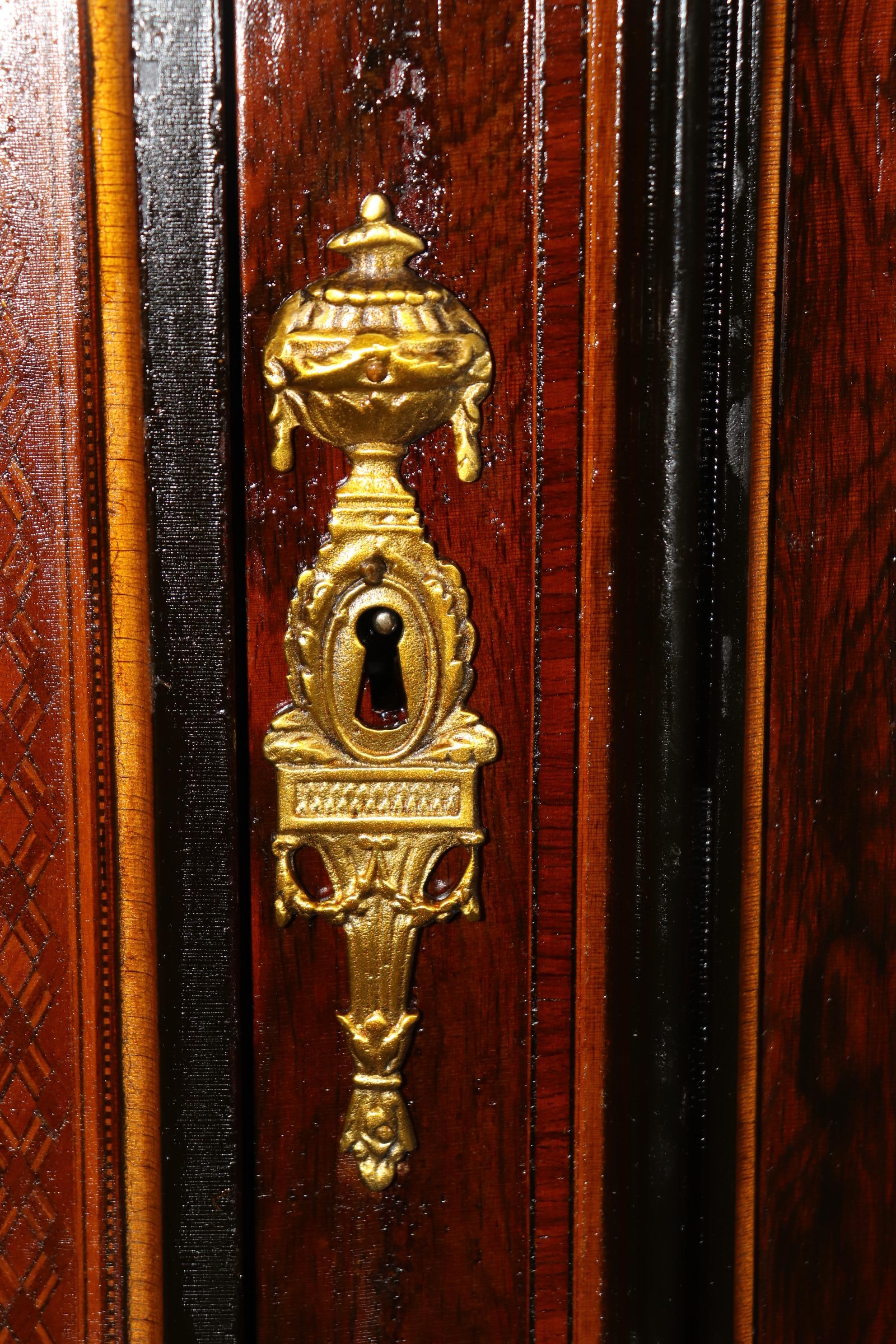 American Victorian Renaissance Revival Walnut and Satinwood Sideboard Circa 1870 6