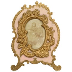 Cadre doré de style rococo victorien américain