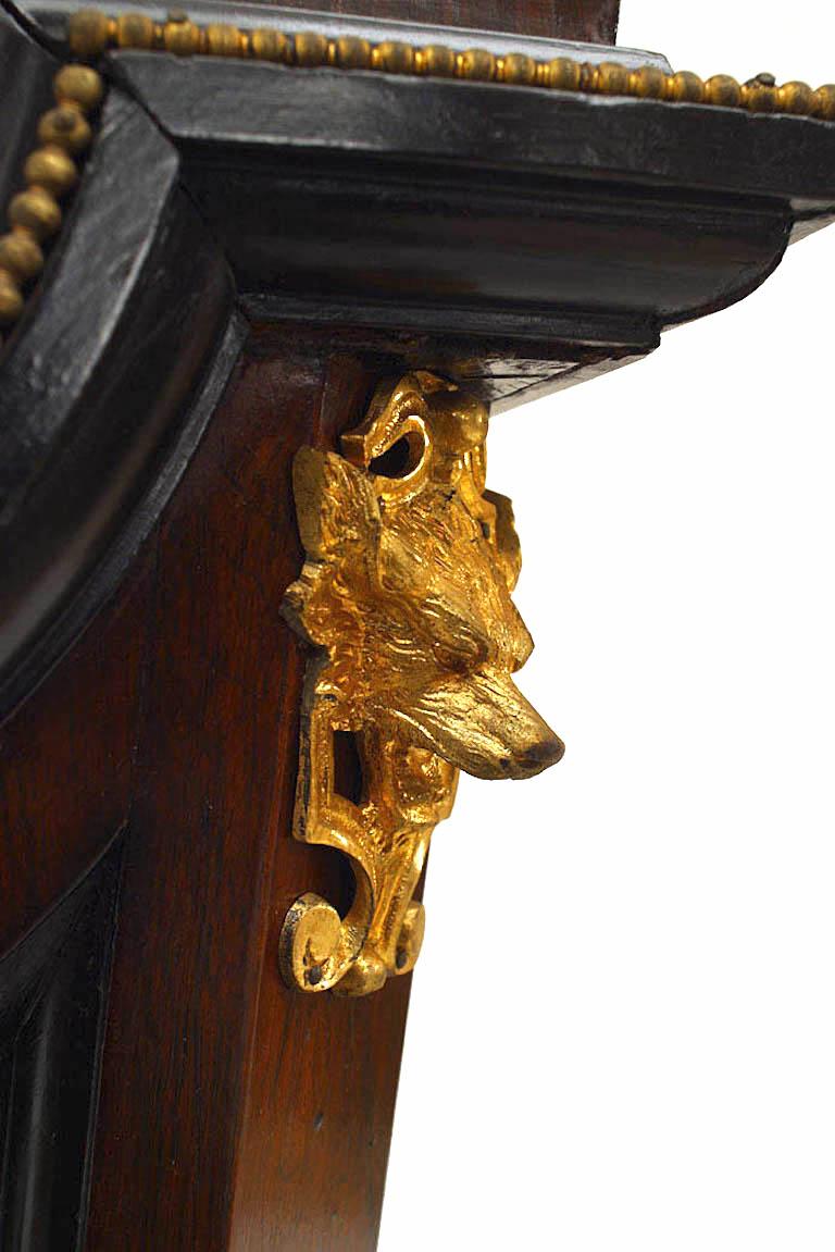 Bronze American Victorian Rosewood Pedestal For Sale
