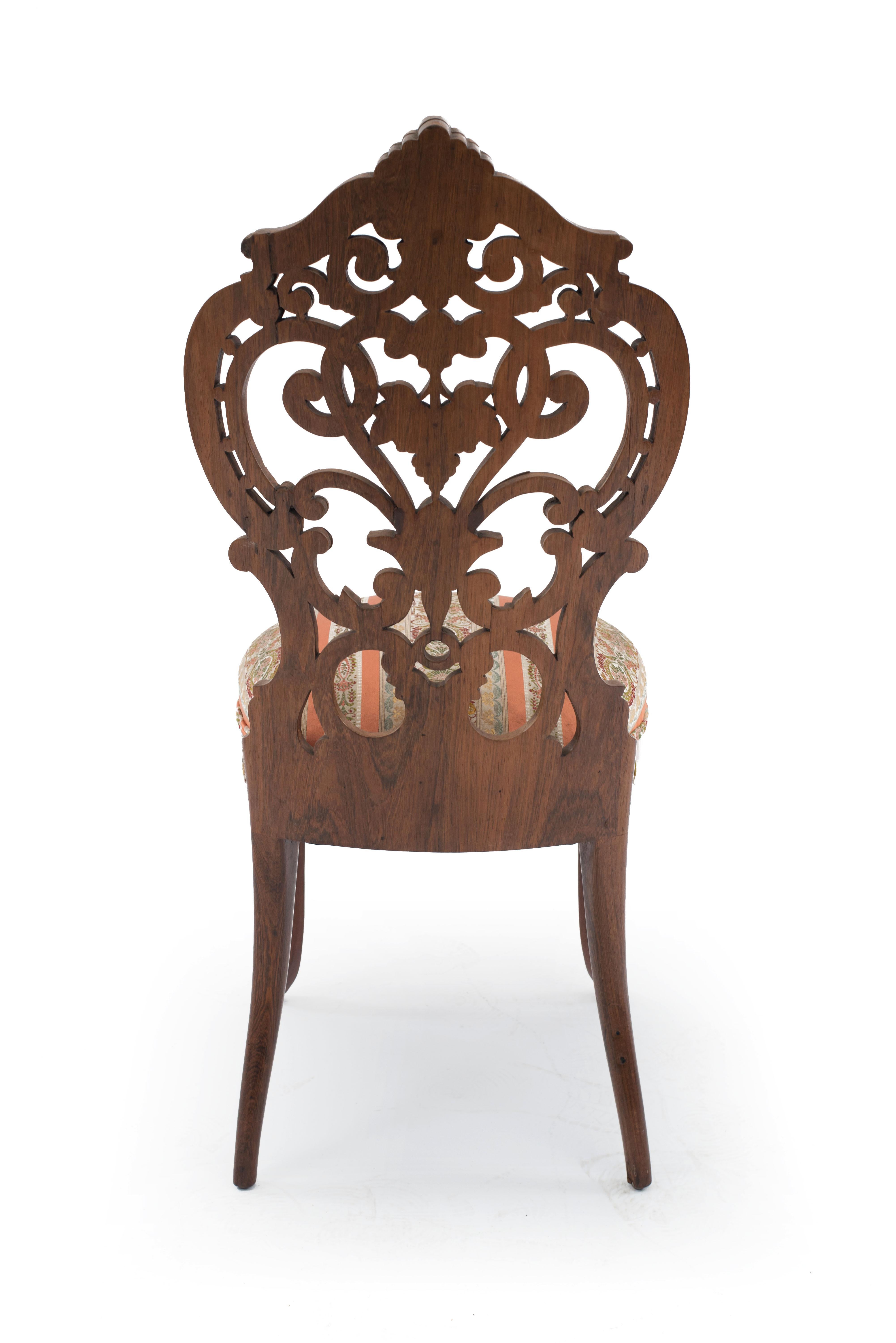 victorian side chair