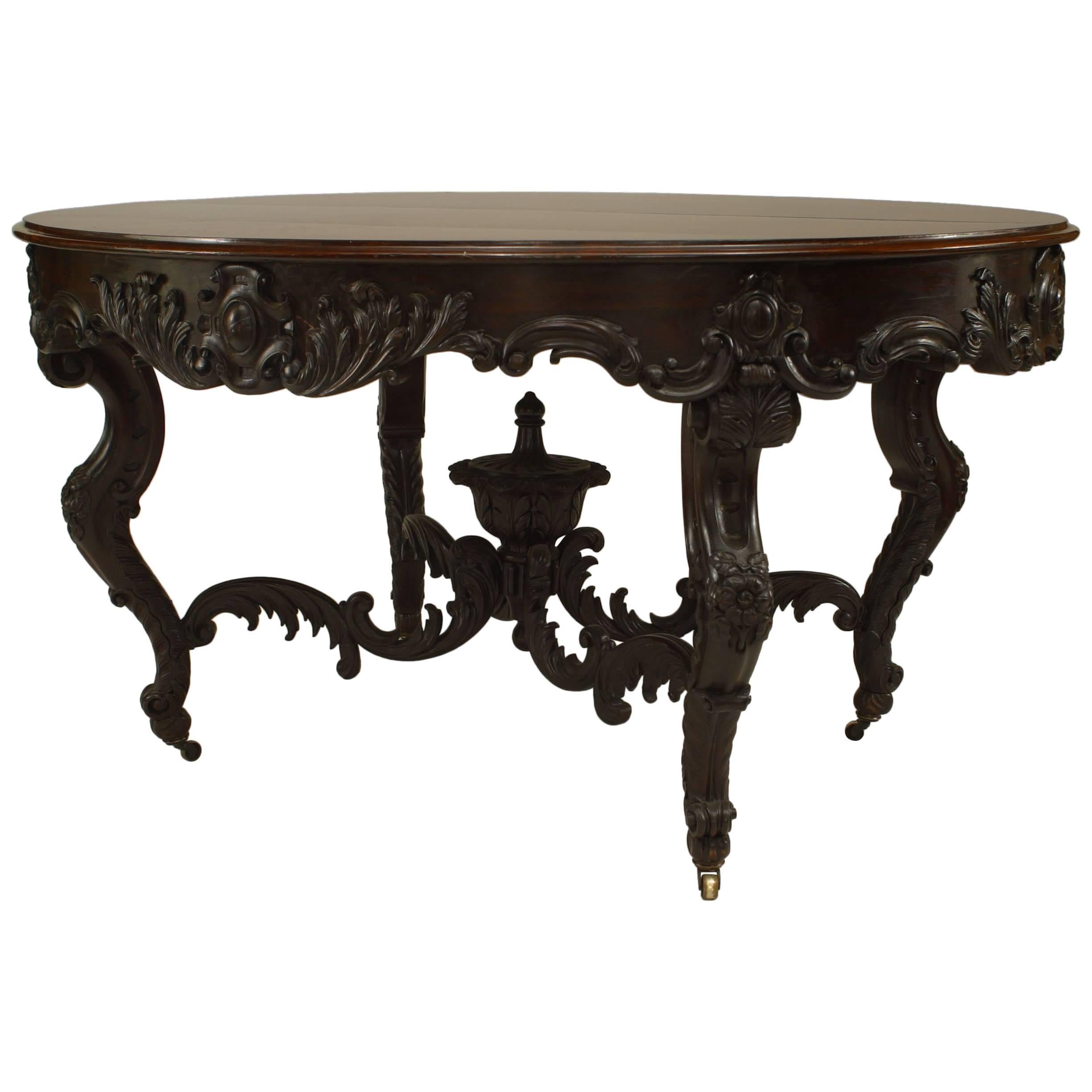 American Victorian Roux Rosewood Center Table