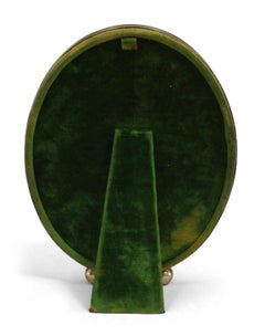 American Victorian Silver Oval Picture Frame