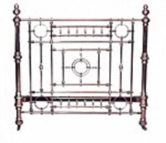 American Victorian Style Brass Full Size Bed