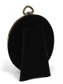 American Victorian Style Silver Oval Picture Frame