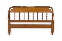 American Victorian Style Walnut Twin Bed