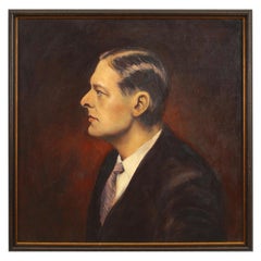 T.S. américain victorien Peinture d'Eliot