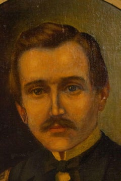 Amerikanisches viktorianisches Porträt eines Unionssoldaten