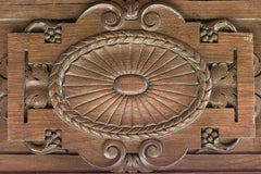 Set of 14 American Victorian Carved Walnut Paneled Room Pieces