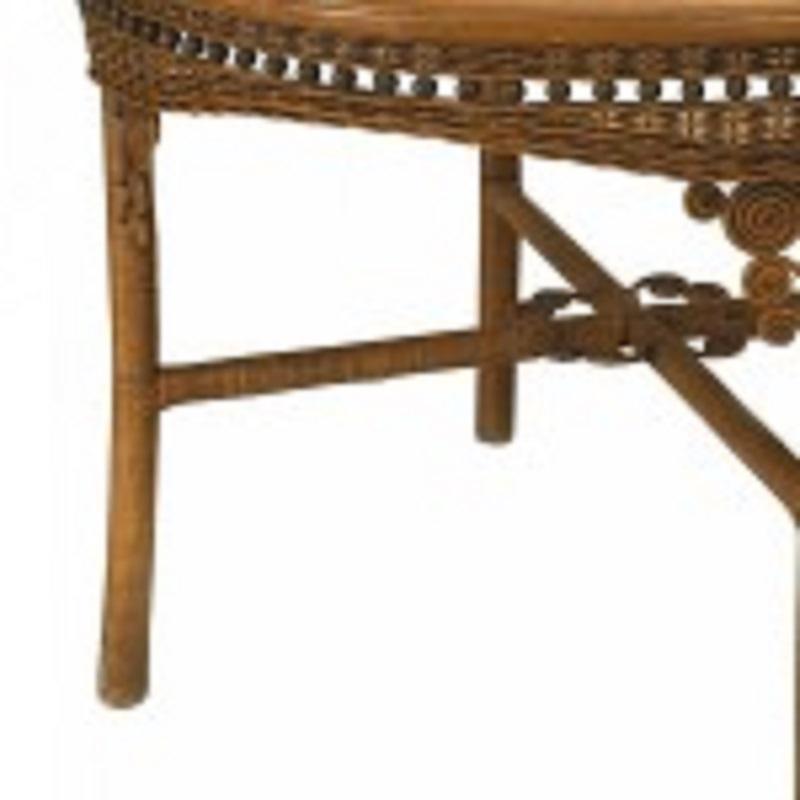 Mesa de comedor victoriana americana de mimbre Estadounidense en venta
