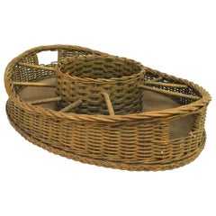 American Victorian Wicker Sectional Tray