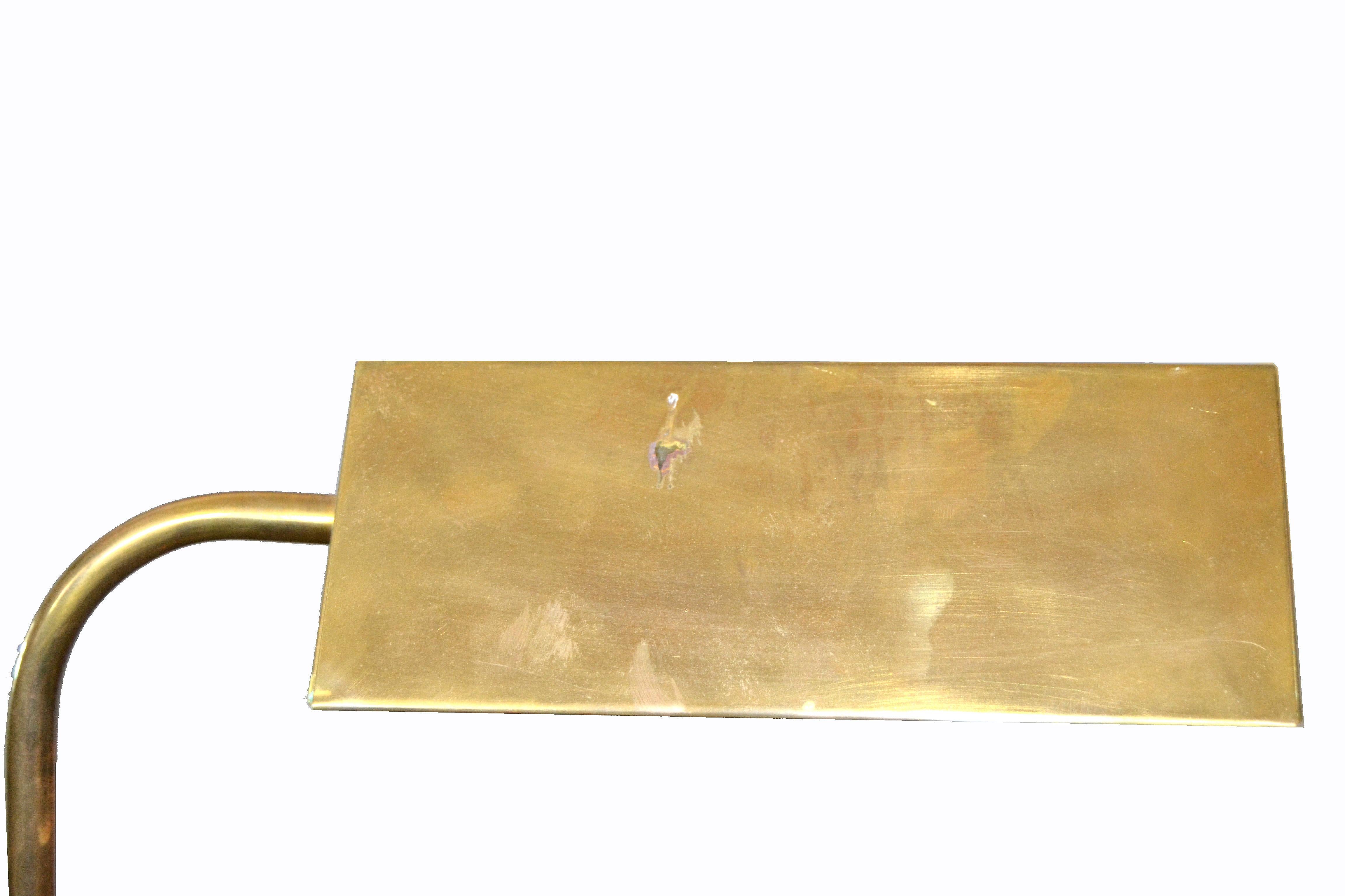 American Vintage Brass Floor or Reading Lamp 1