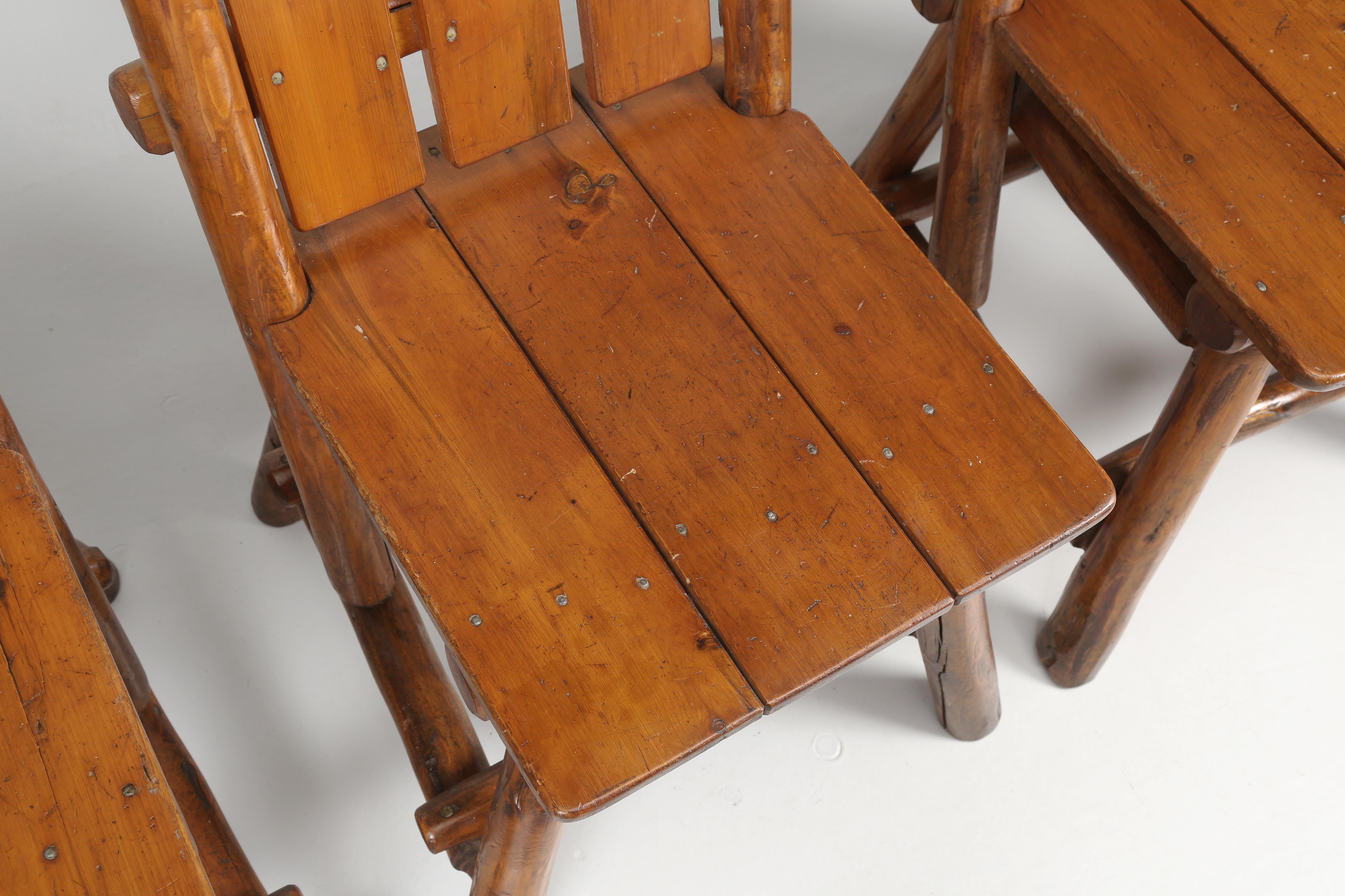 Nordamericano Mobili vintage americani da baita o rustici di montagna Tutti originali e confortevoli