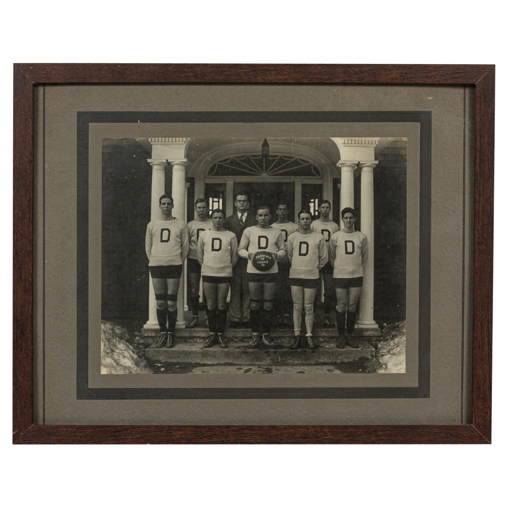 Foto di squadra di pallacanestro collegiale americana vintage