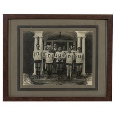 Foto di squadra di pallacanestro collegiale americana vintage
